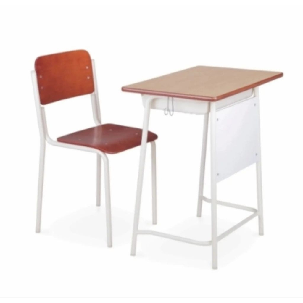 1Set Meja Kursi Sekolah Chitose Echool JP
