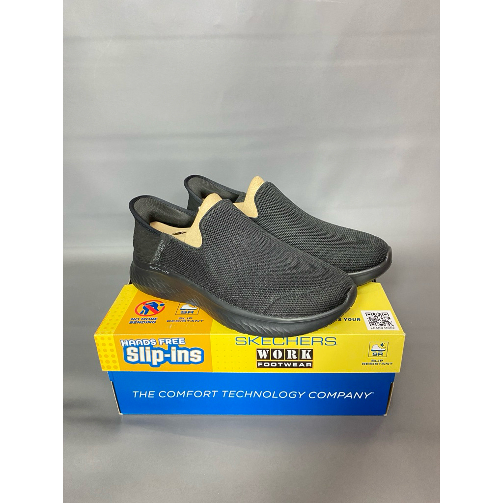 Skechers Slip ins Work Footwear Black Men