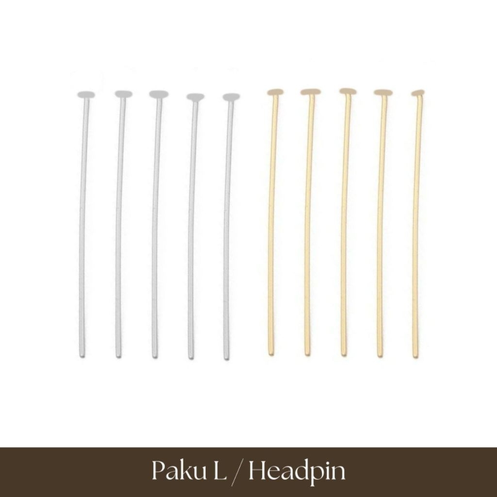 (20 PCS) Headpin / Paku L