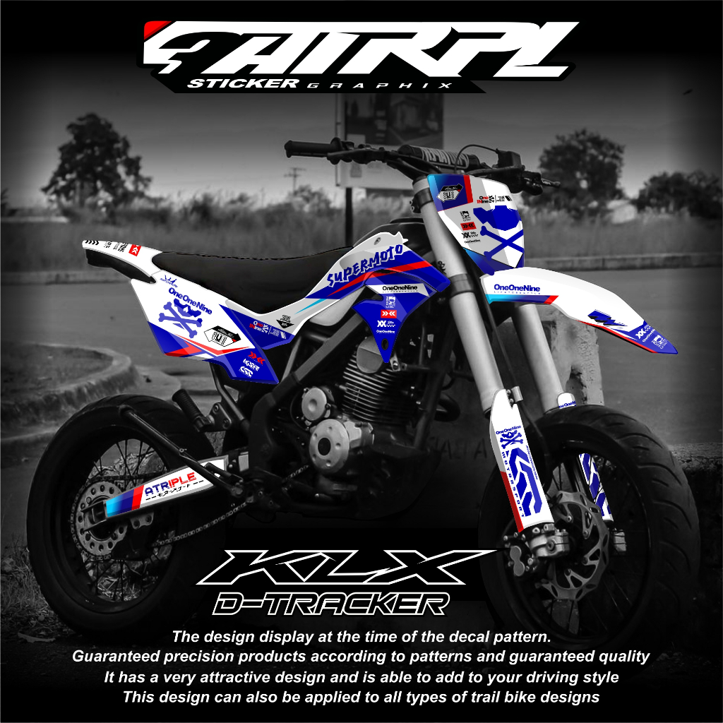 DECAL DTRACKER 150 stiker dekal klx dtracker full body custom decal klx dtracker hologram decal pela