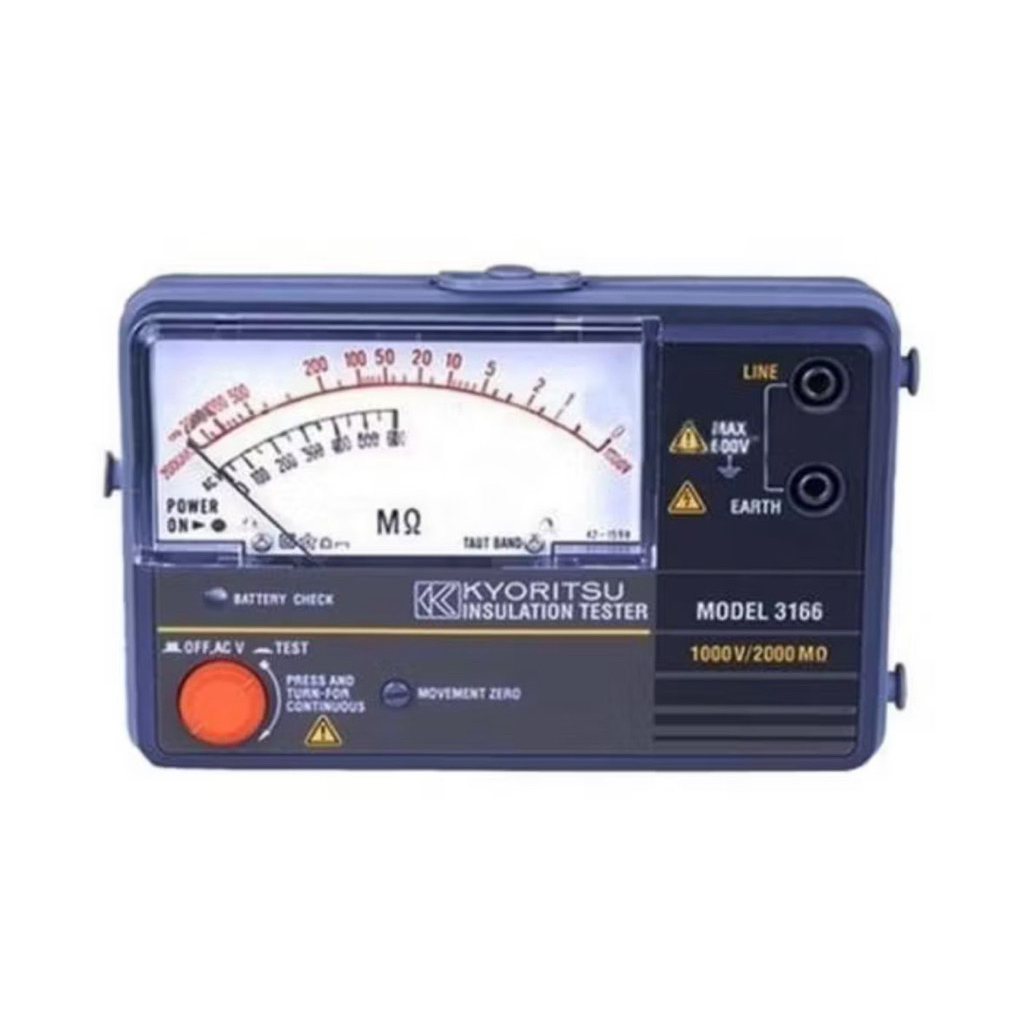 Kyoritsu 3166 analogue insulation tester