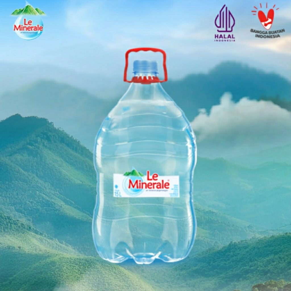 Le Minerale Air Galon 15 Liter
