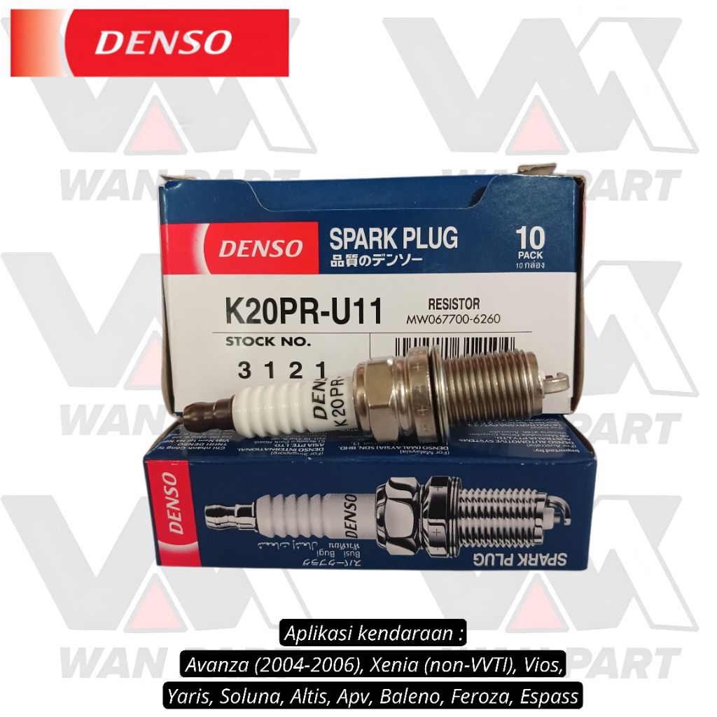 BUSI DENSO K20PR-U11 ORIGINAL ASLI 100%