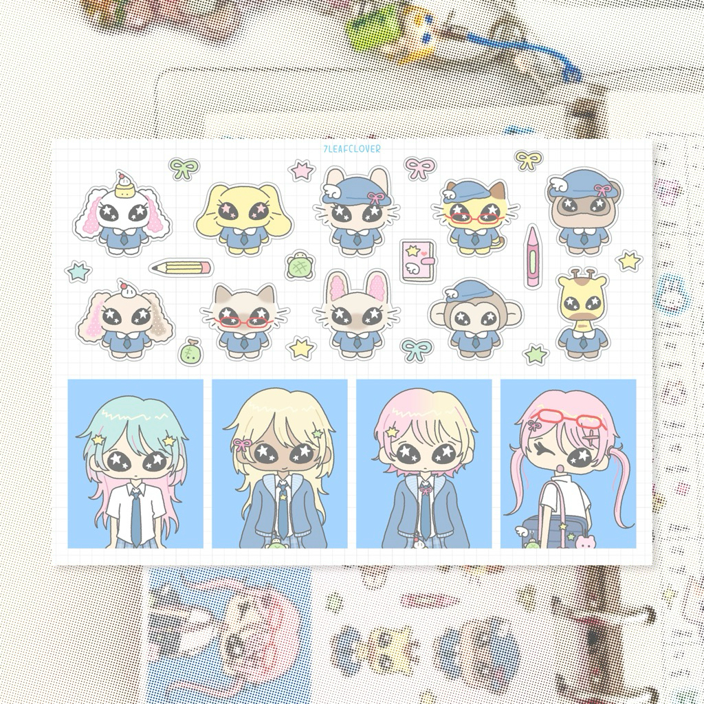 Y2K Aesthetic Sticker Pack Retro 2000s Cute Girl | Waterproof Vinyl | Laptop & Phone Decor | journal