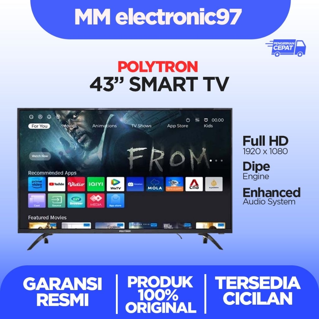 Led Polytron 43 inch Smart Tv PLD 43CV8869 PLD-43CV8869