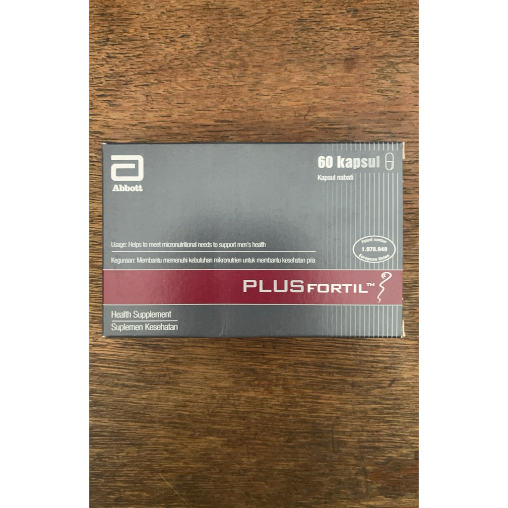 Plusfortil Kapsul 60 Kapsul - Suplemen Kesuburan Pria dengan Vitamin E & Zinc