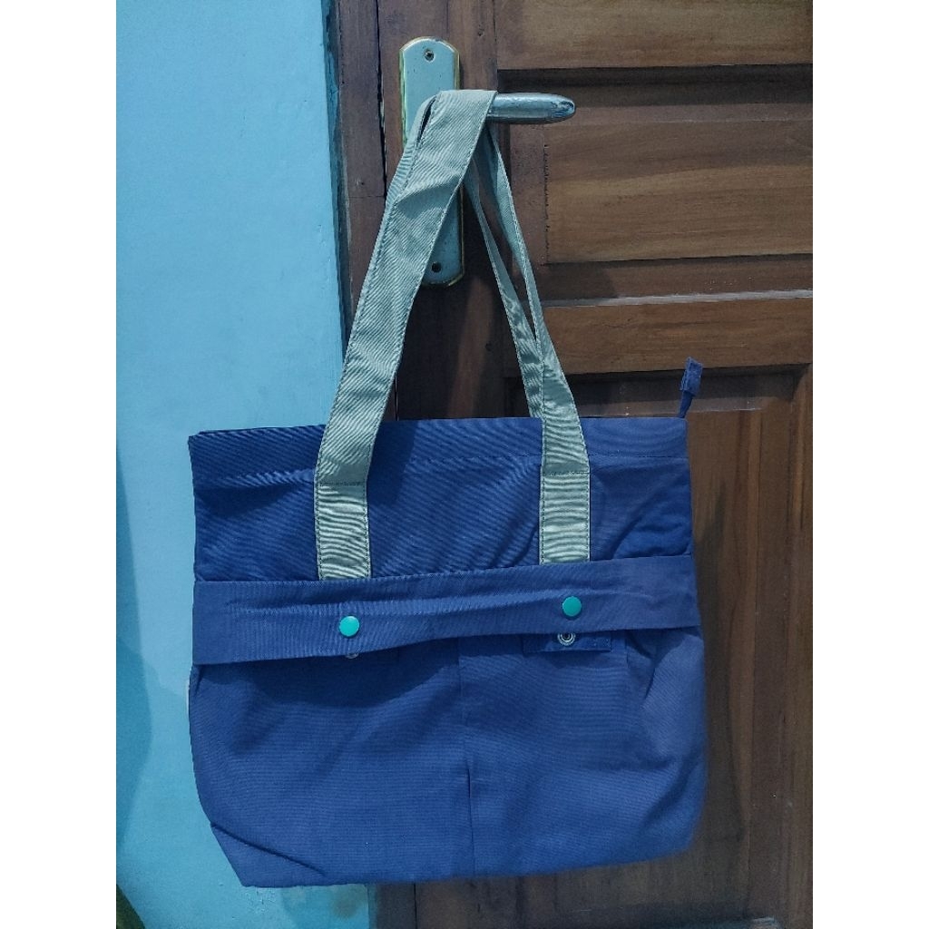 Tas Jinjing Exsport Rosalie Sight Tote Bag - Navy