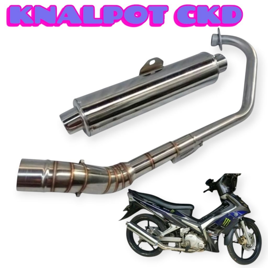 knalpot racing CKD bobok Jupiter mx new knalpot racing CKD standar Jupiter mx knalpot racing CKD bob