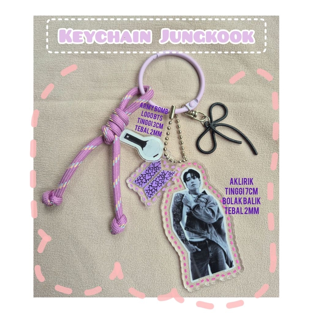 keychain Jungkook BTS | Bagcharm BTS | merchandise BTS