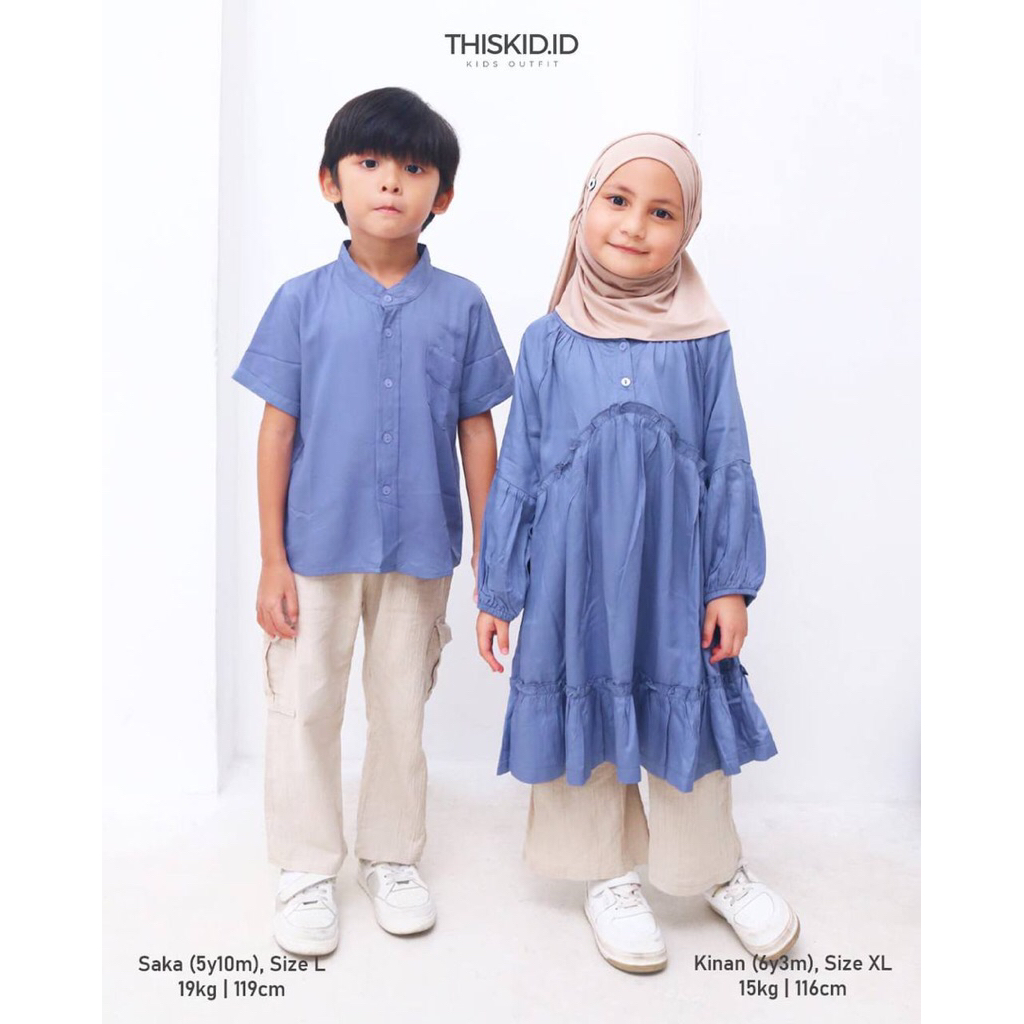 PAKET 3pcs BEBAS PILIH KOKO usia 1-10 tahun bahan rayon twill adeemm KAFFAH BAJU MUSLIM ANAK
