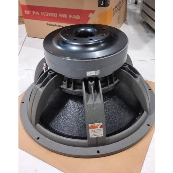 Speaker Komponen ACR Fabulous 113188 18 inchi 18in Double Magnet 18 in 3800 Watt 18" Double Spider 3