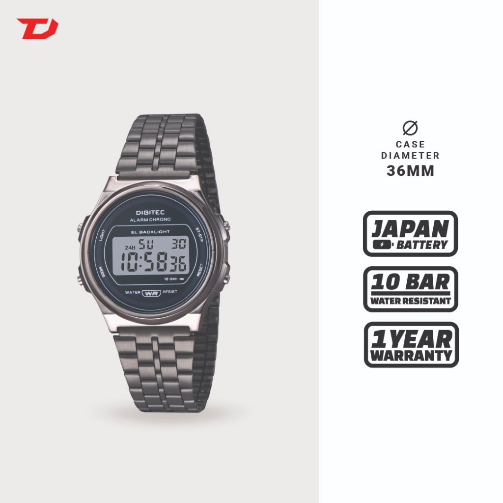 Jam Tangan Wanita Digital DIGITEC MDG-6063R