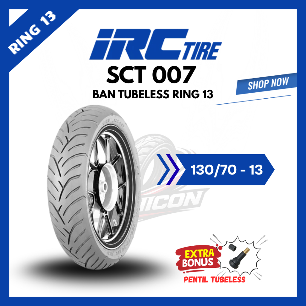 Ban Motor PCX 160 IRC SCT 007 Ban Belakang Tubeless Ban Medium Compound NMAX ADV PROMO MURAH