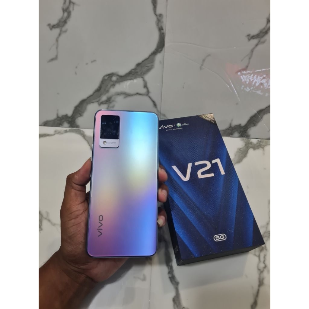Seccond Vivo V21 5G  Ram 8 GB Rom 128 GB Full Original