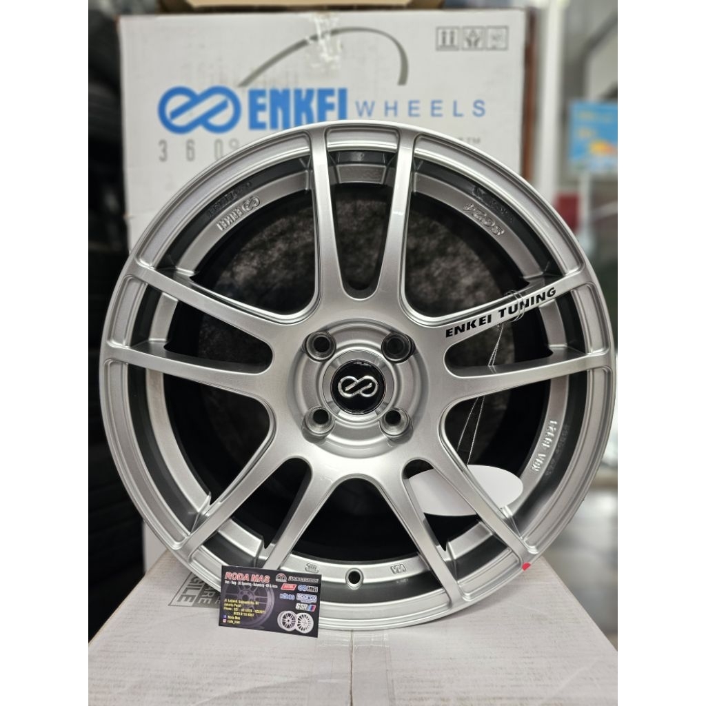 Velg ENKEI tuning sc24 ORIGINAL R16x7 pcd4x100 et40 (Velg Atto1, Jazz, Yaris, Rocky, Agya)