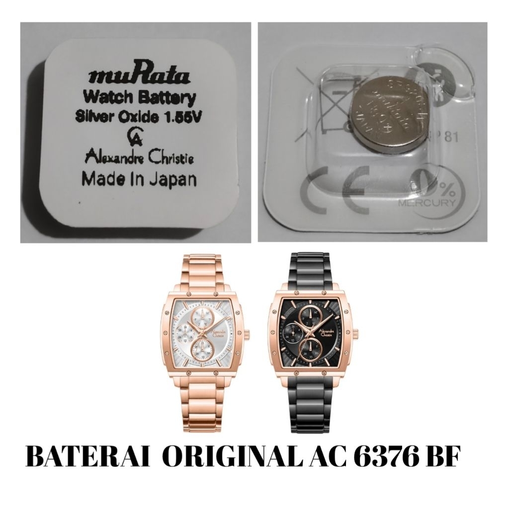 Baterai jam Alexandre Christie original 6376BF