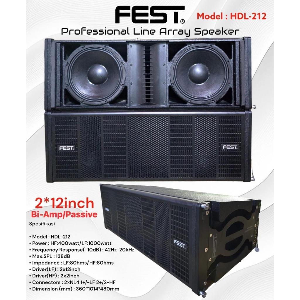 Speaker Line Array Fest HDL 212 Original 2x12 inch ARRAY FEST HDL-212