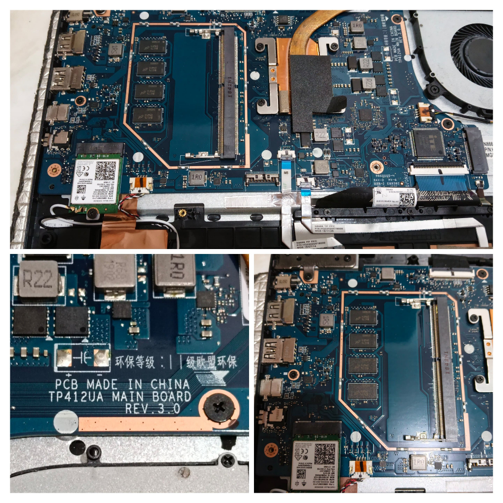 Mainboard Asus TP412UA i5 8250U ram 4 gb Original Normal