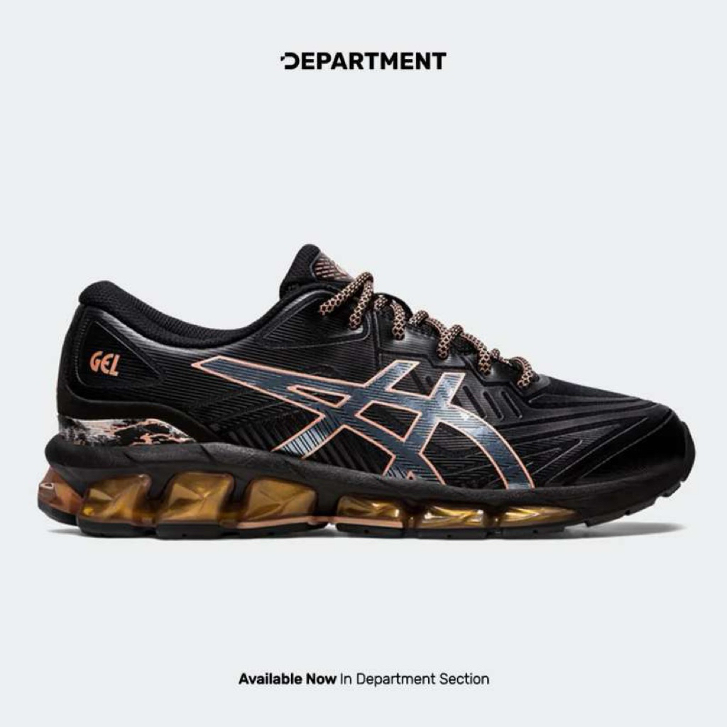 Sepatu Lari tenis Anak  Sneakers ASIC Hitam  GEL-QUANTUM 360 ORIGINAL