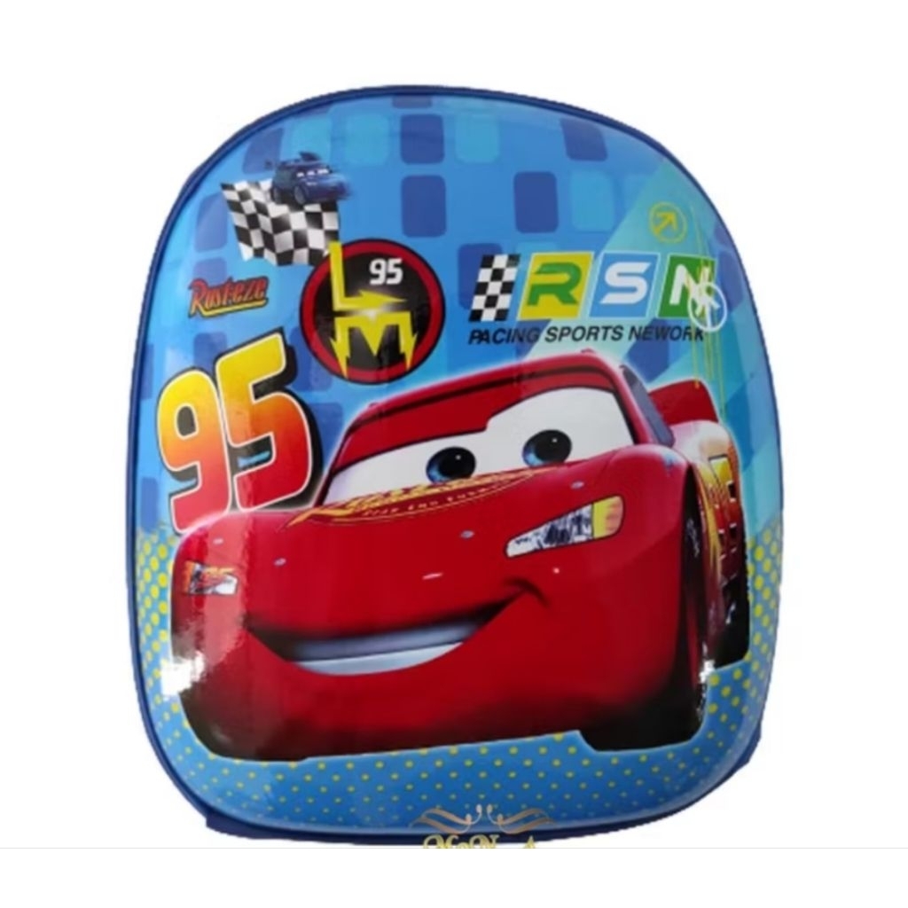 Tas ransel cars mobil anak tas ransel anak karakter cars mobil