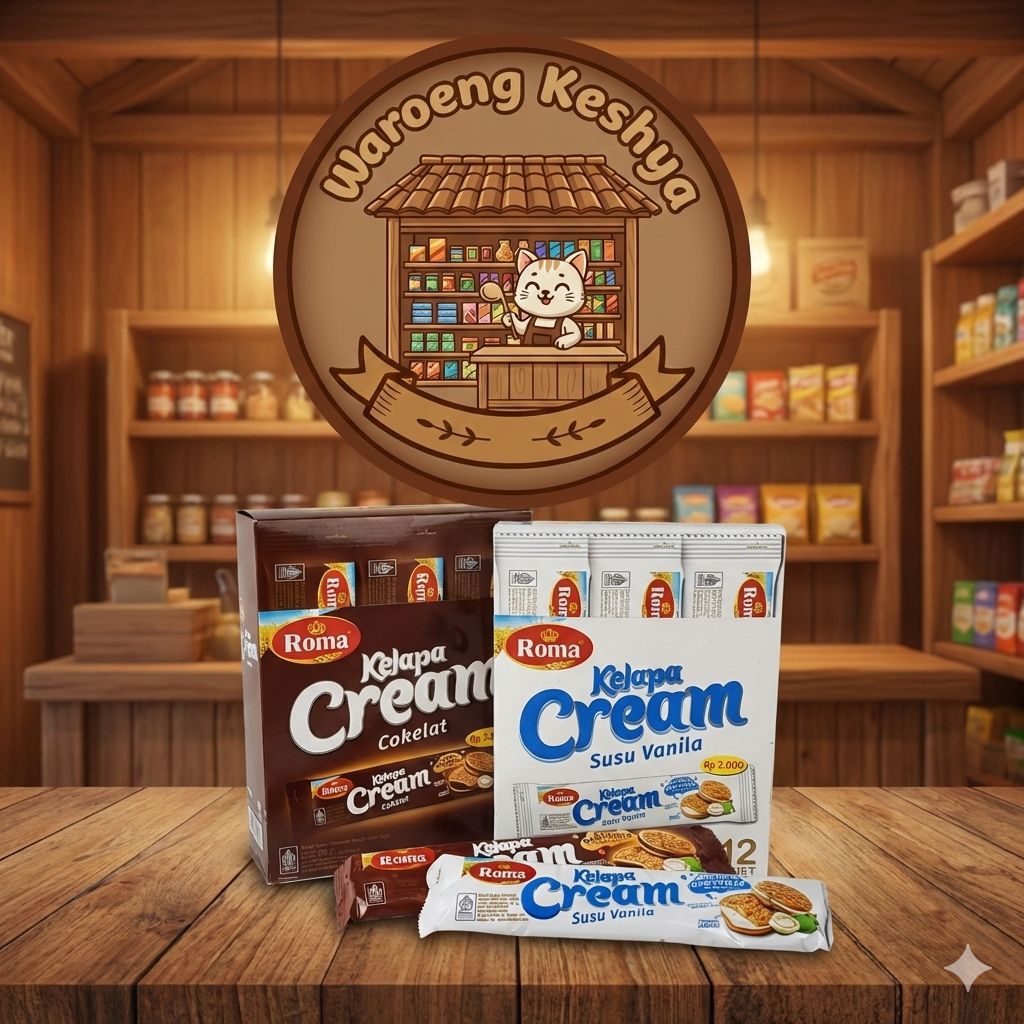 BISKUIT Roma KELAPA CREAM isi 12sachet