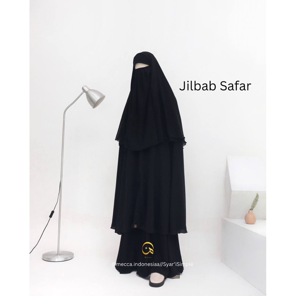 Jilbab safar | Khimar purdah 2 layer