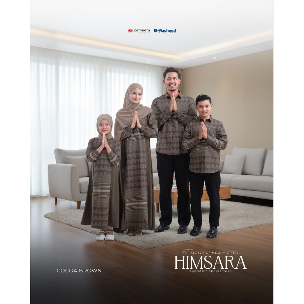 YASMEERA HIMSARA (Cocoa Brown) | BISA COD SARIMBIT YASMEERA HIMSARA | SARIMBIT YASMEERA X EL-RASHEED