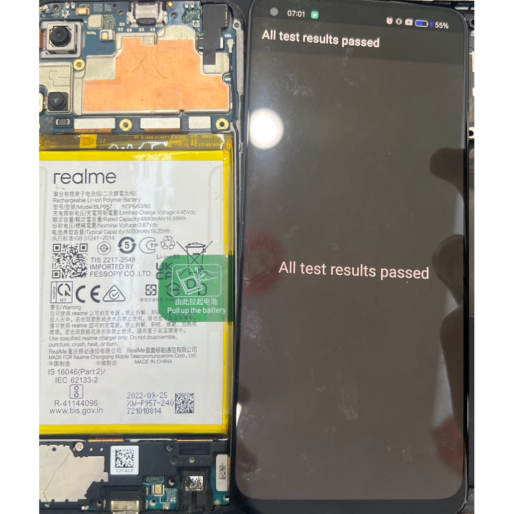 lcd copotan realme 10 4g normal tested