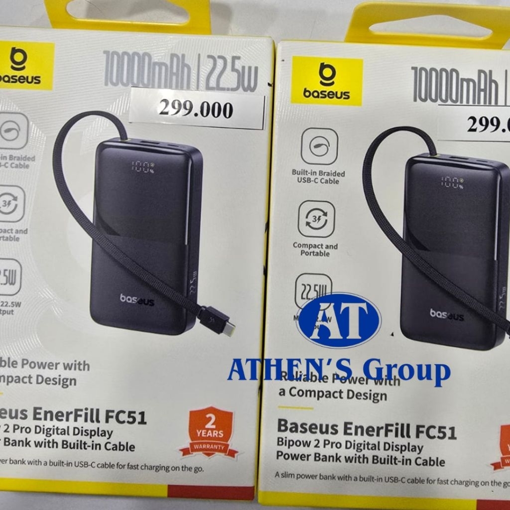 POWERBANK FAST CHARGING BASEUS 10000MAH 22.5W
