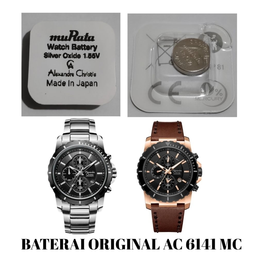 Baterai Alexandre christie 6141MC/Baterai ac6141mc