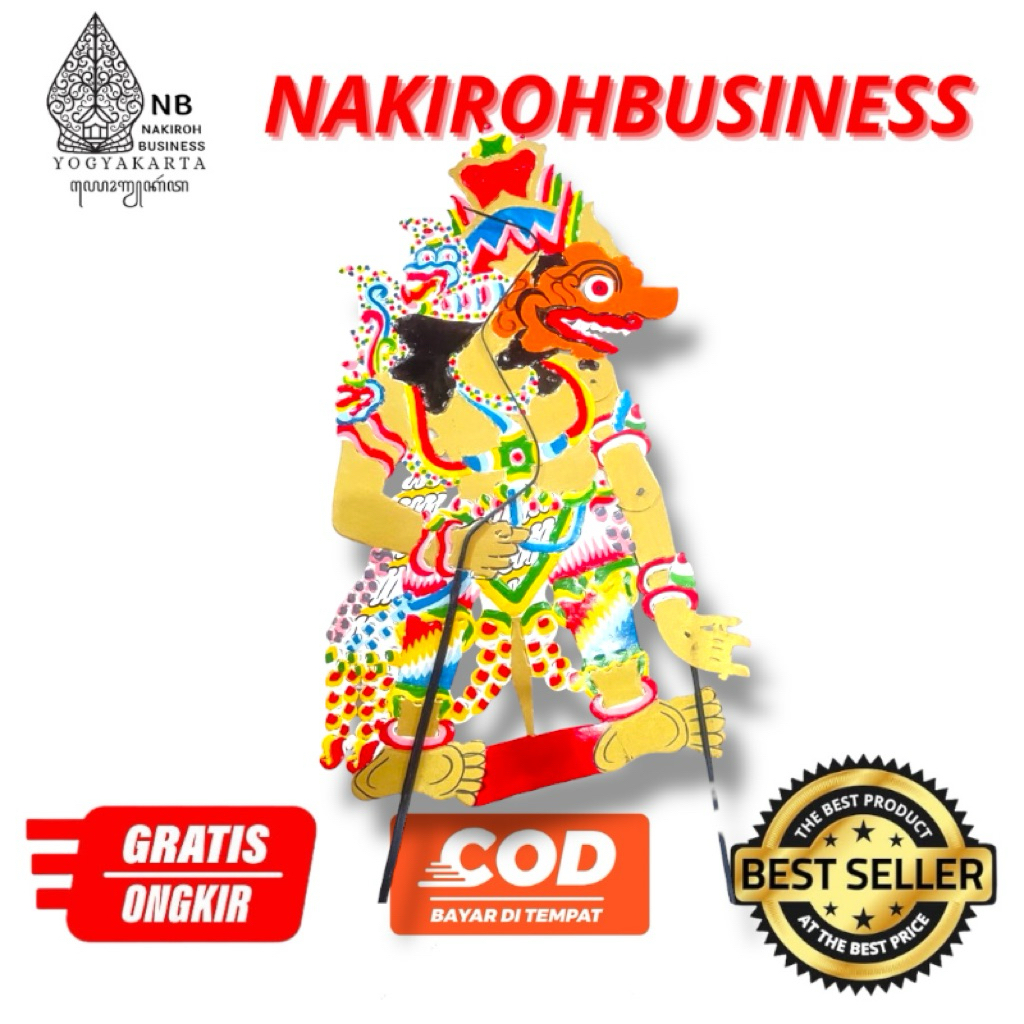 NAKIROHBUSINESS WAYANG KERTAS BUTO RATON KUMBOKARNO AMRAL RAHWANA BUTO KOLO