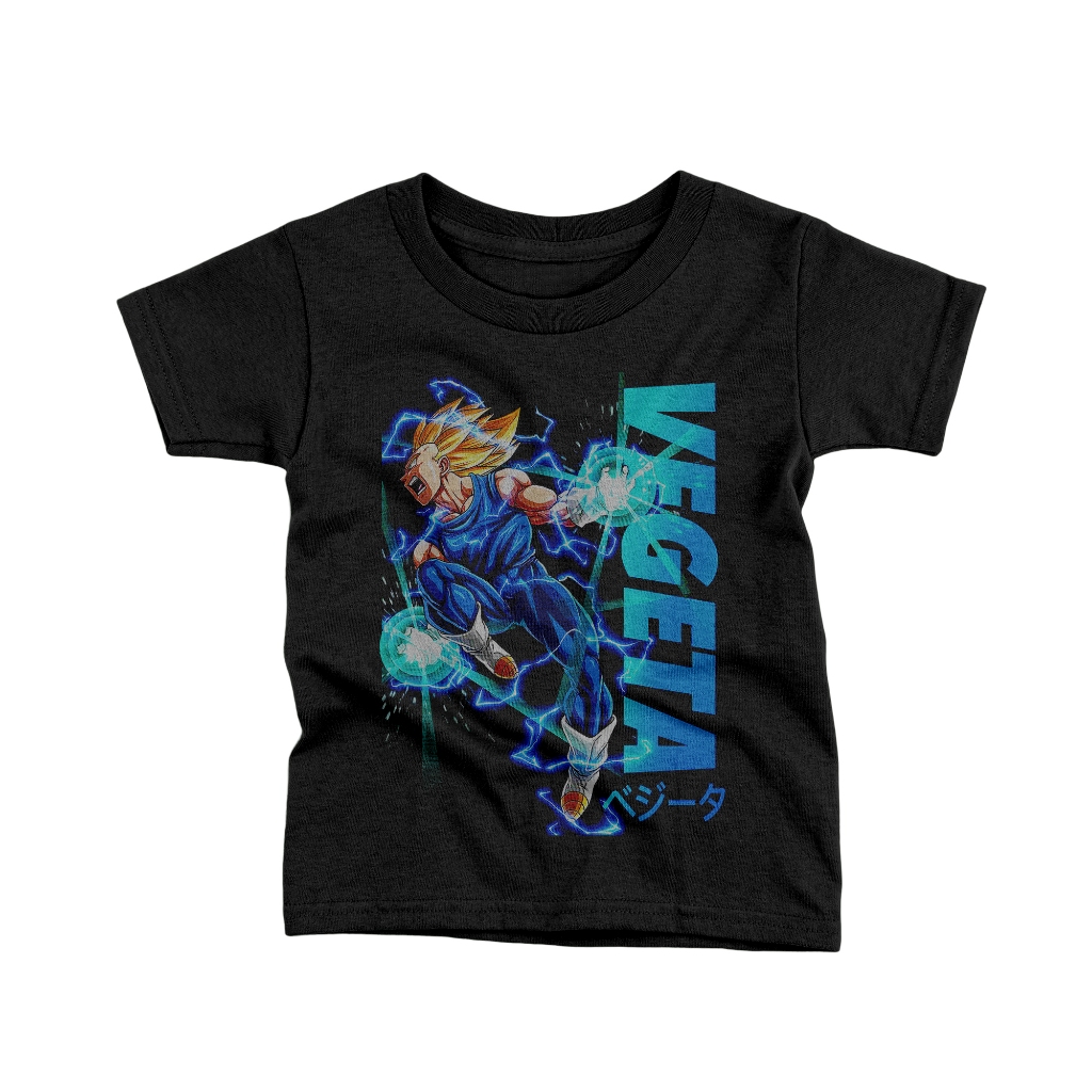 KAOS ANAK | VEGETA DRAGON BALL | BAJU ANIME ANAK LAKI LAKI