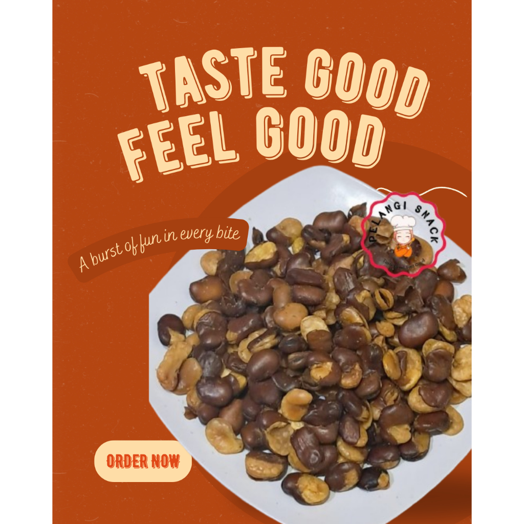 250 GRAM | Kacang Koro Kulit Kupas Asin | Snack Jajan Kiloan