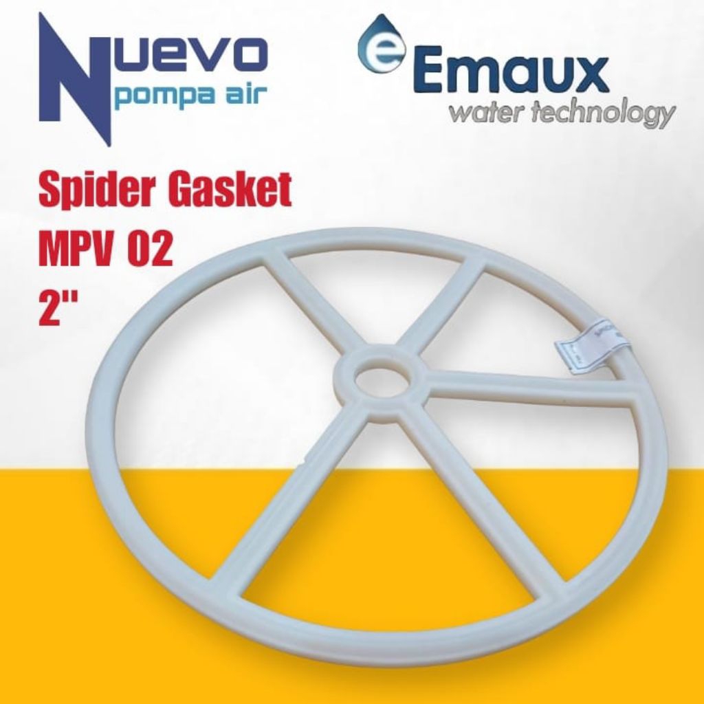 Spare part Karet Seal Spider Gasket Laba Laba Kepala Filter EMAUX 1,5 inch 2 inch Top Mounted Multip