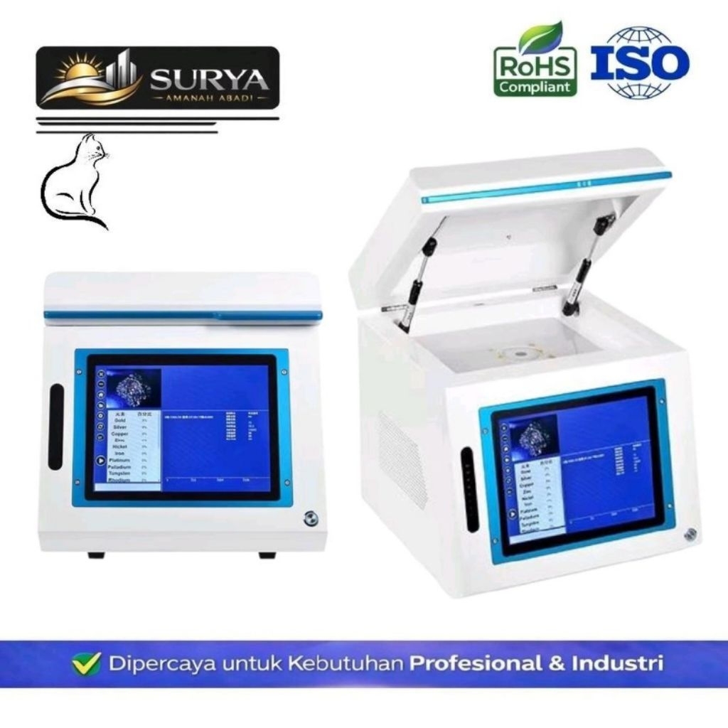 SAA - Alat Uji Kadar Emas dan Logam Mulia Presisi Tinggi FL X3 Portable XRF Gold Analyzer
