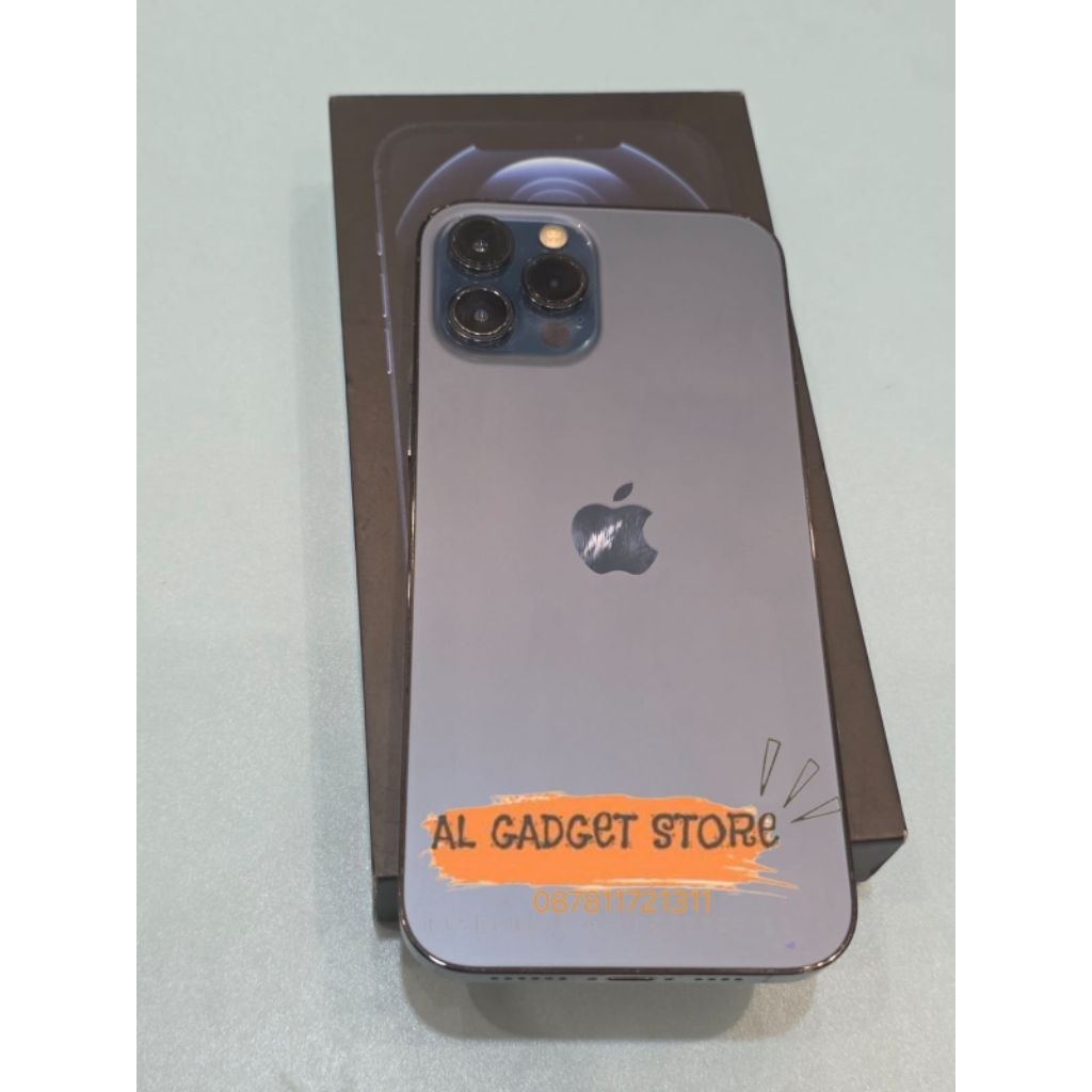 IPHONE 12 PRO MAX 256GB RESMI IBOX SECOND MULUS TERAWAT