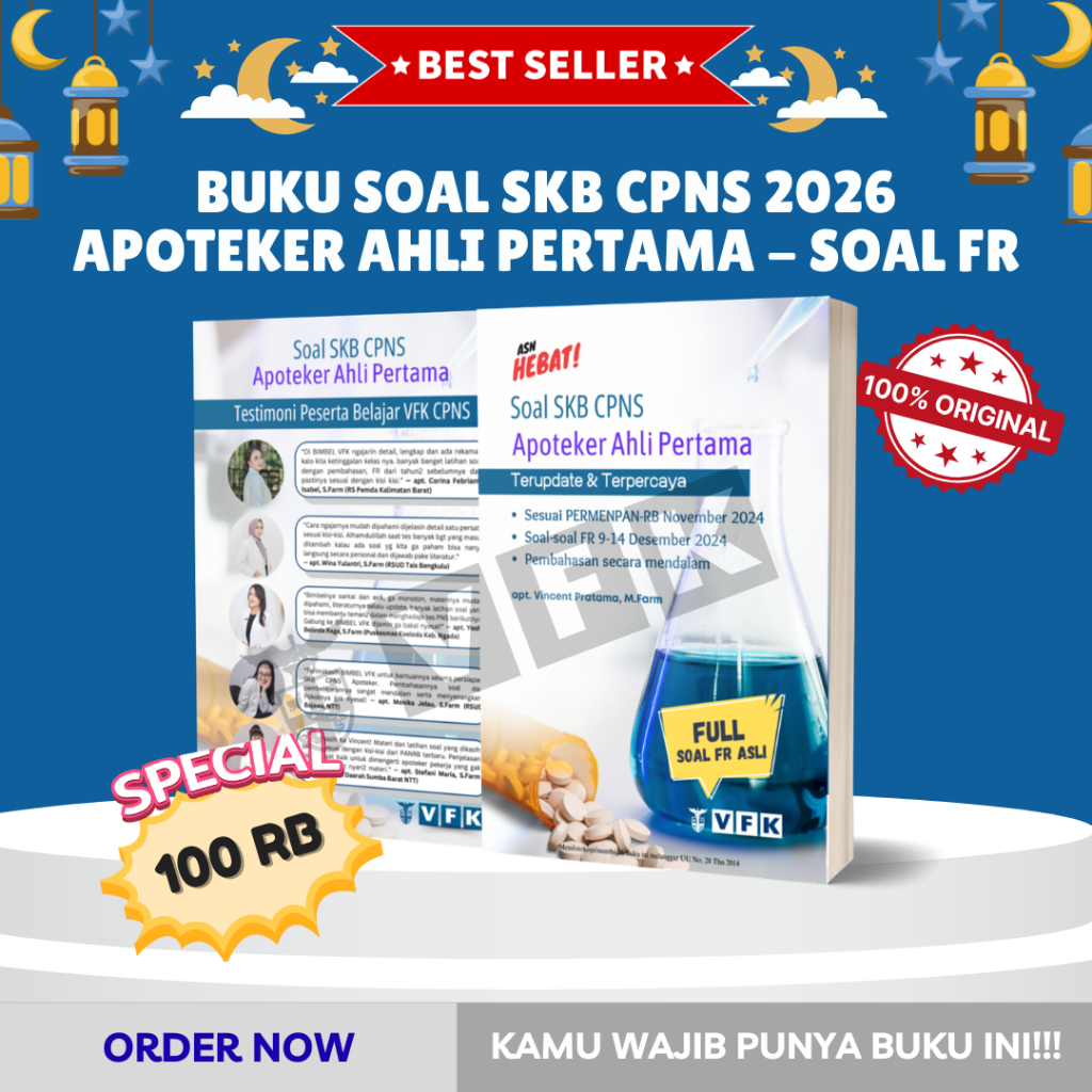 BUKU SOAL SKB CPNS APOTEKER 2026