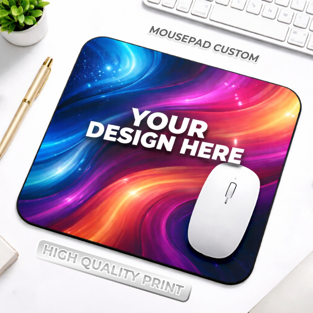 Mousepad Custom Anti-Slip Ukuran 22x18cm