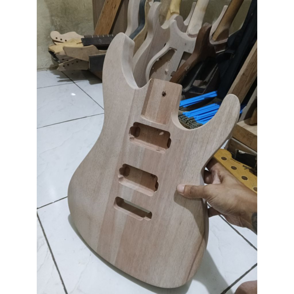 body gitar elektrik Ltd tipe MH original pabrik