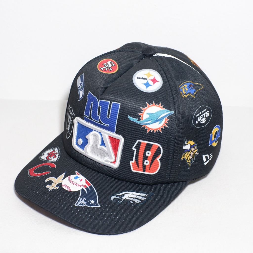 Topi baseball  MLB import bordir depan full Logo unisex