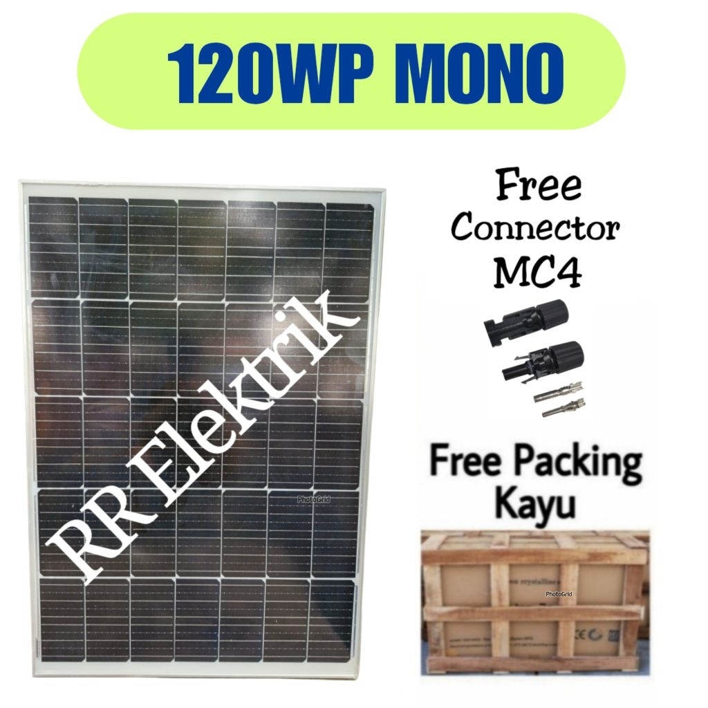 Solar Panel Solar Cell Panel Surya 120wp Monocrystalline 120 wp Mono