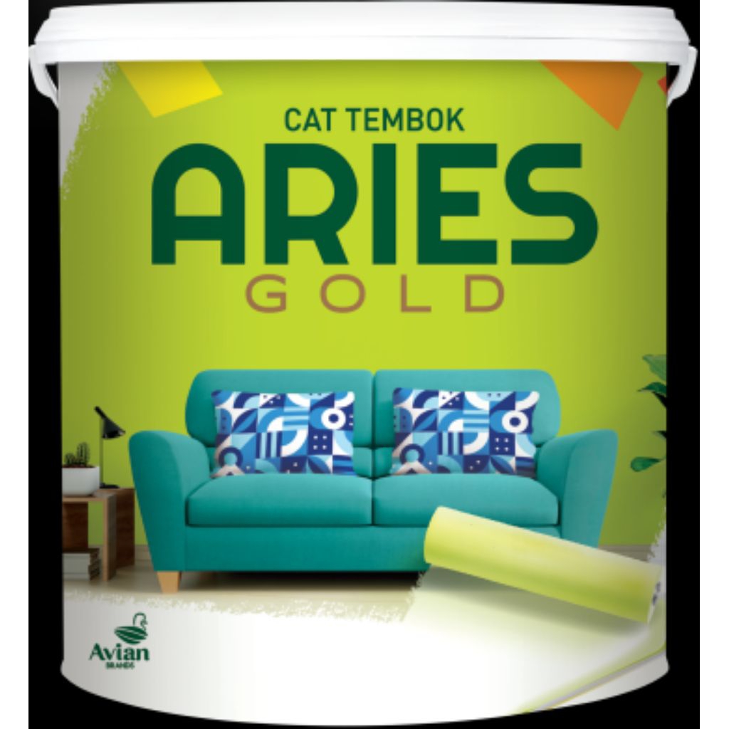 Aries Gold Cat Tembok Avian Brands