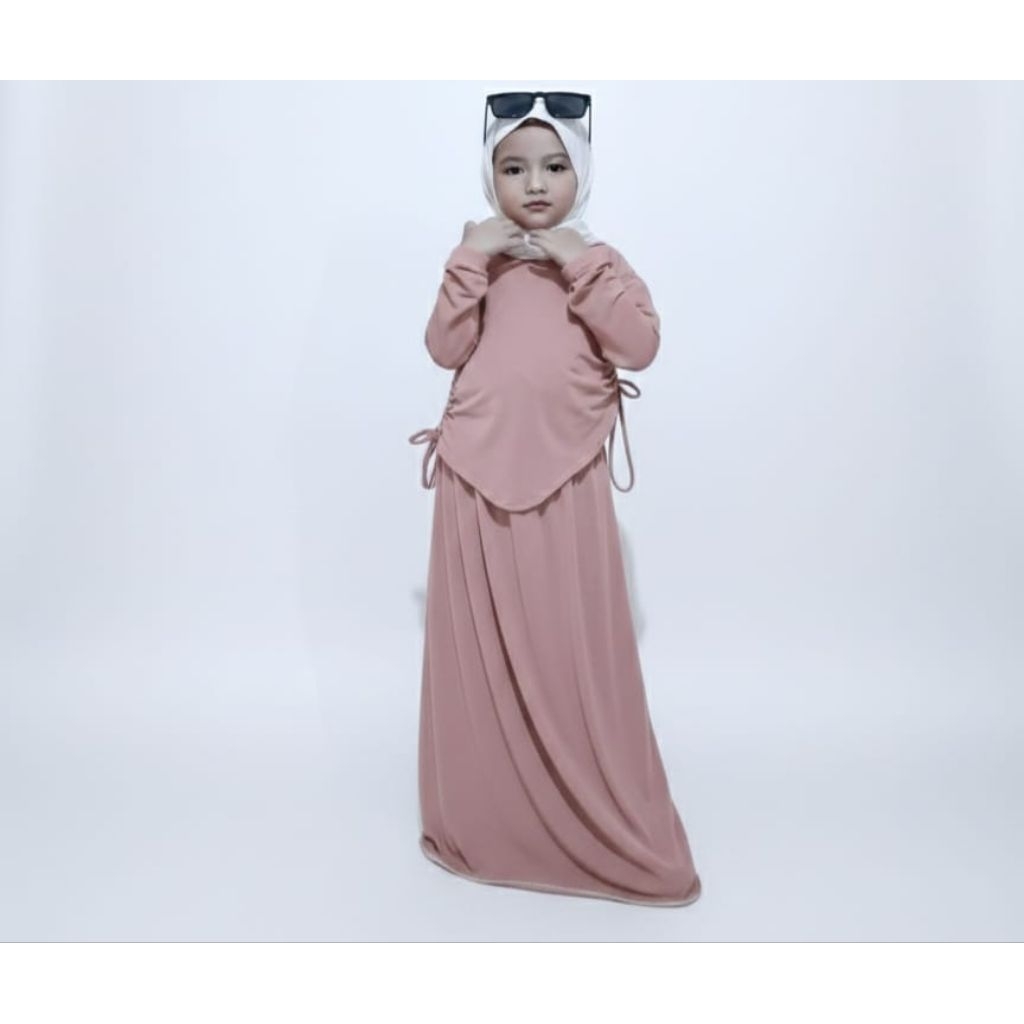 gamis setelan rok anak 2-8 tahun