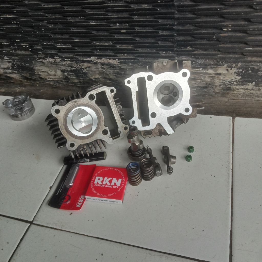 paket bore up Vega lama kripton 53 54 55 58 klep sogun 22 25 gahar