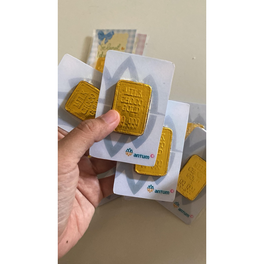 Cokelat Emas antum THR lebaran untuk si kecil | Amplop Lebaran | THR bocil | THR viral