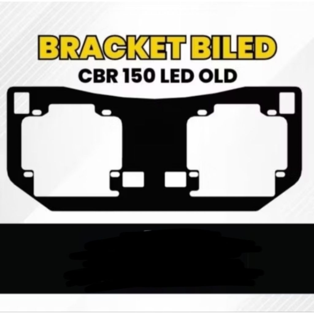 PROMO_ Breket Lampu Biled Projie Led 2.5 Inch Motor CBR 150 LED OLD.