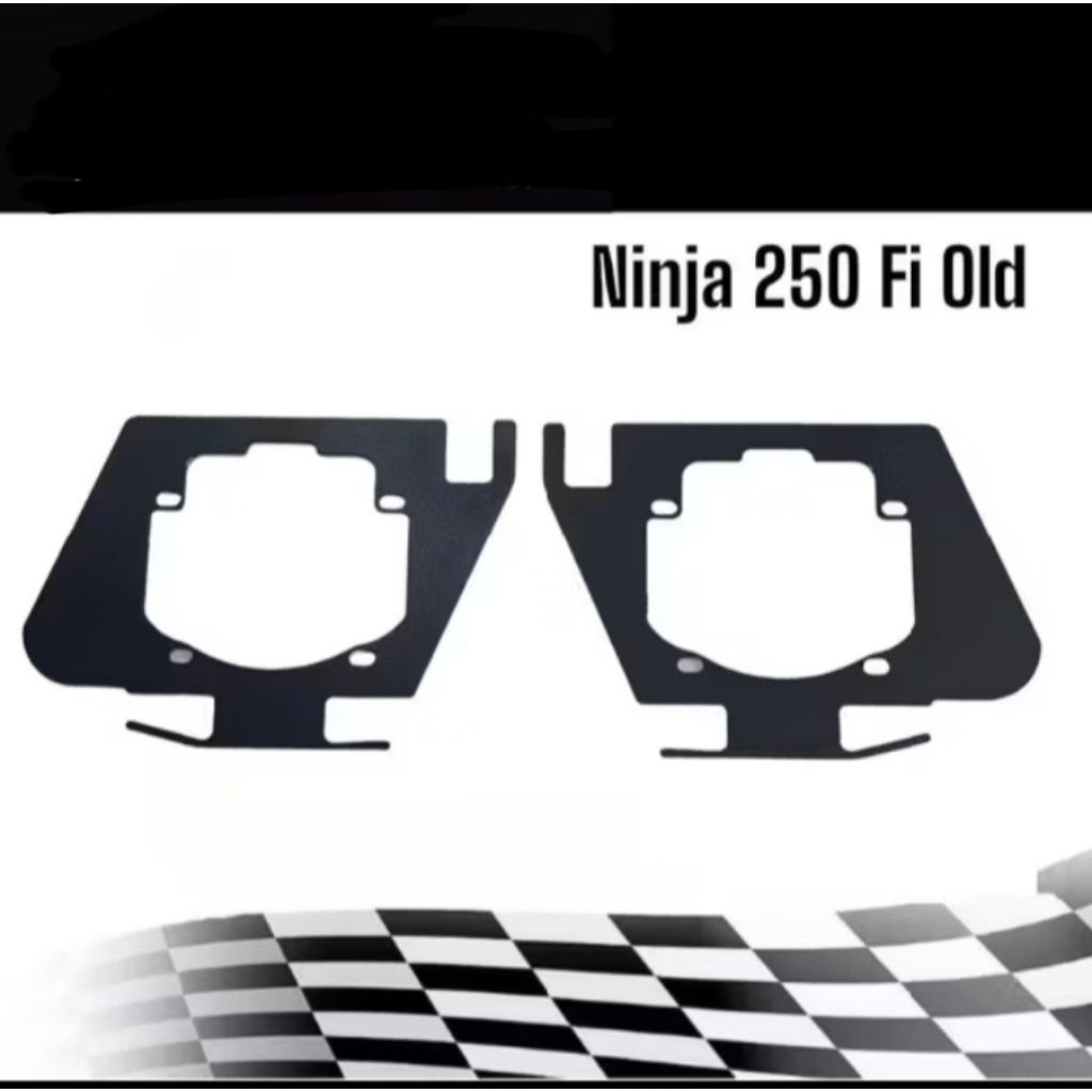 PROMO_ Breket Dudukan Lampu Biled Projie Ukuran 2,5 inch Motor Ninja 250 Fi Old