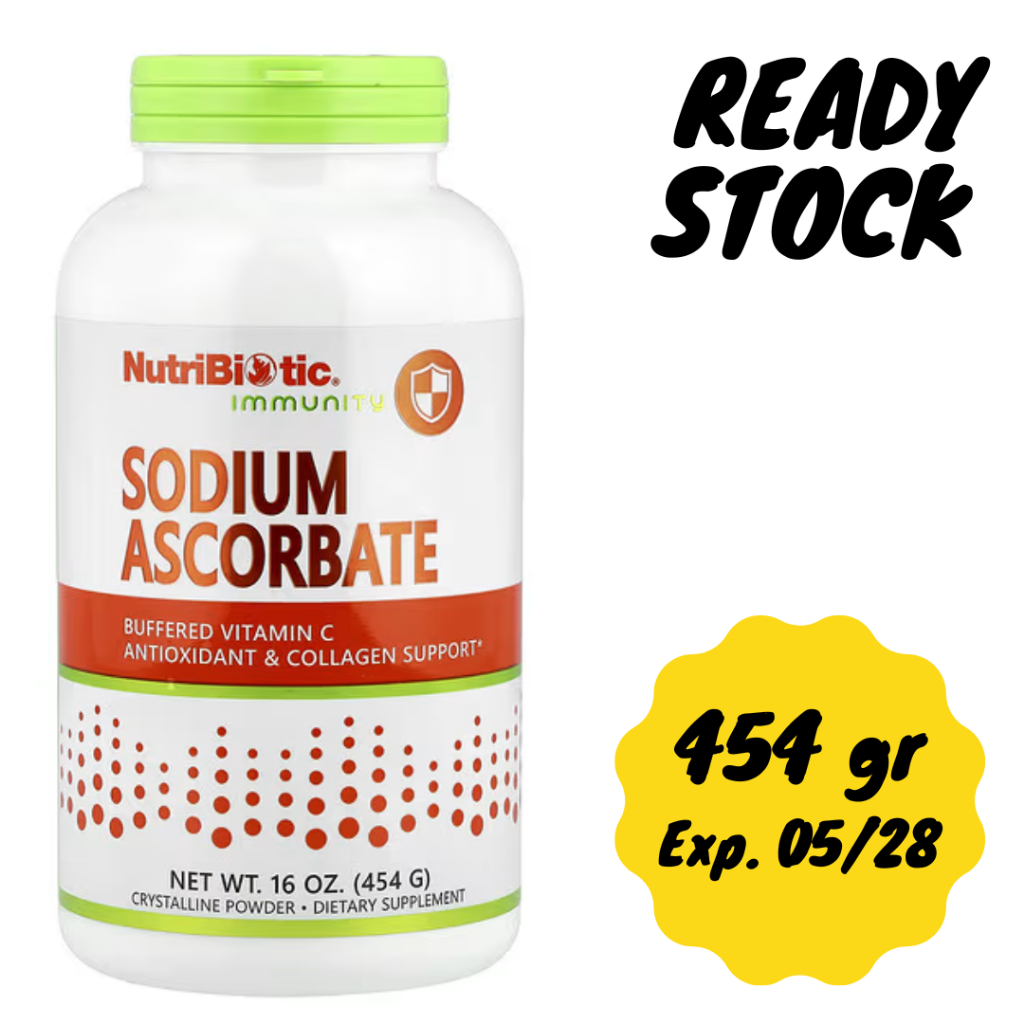 NutriBiotic Immunity Sodium Ascorbate Crystalline Powder 227 454 g