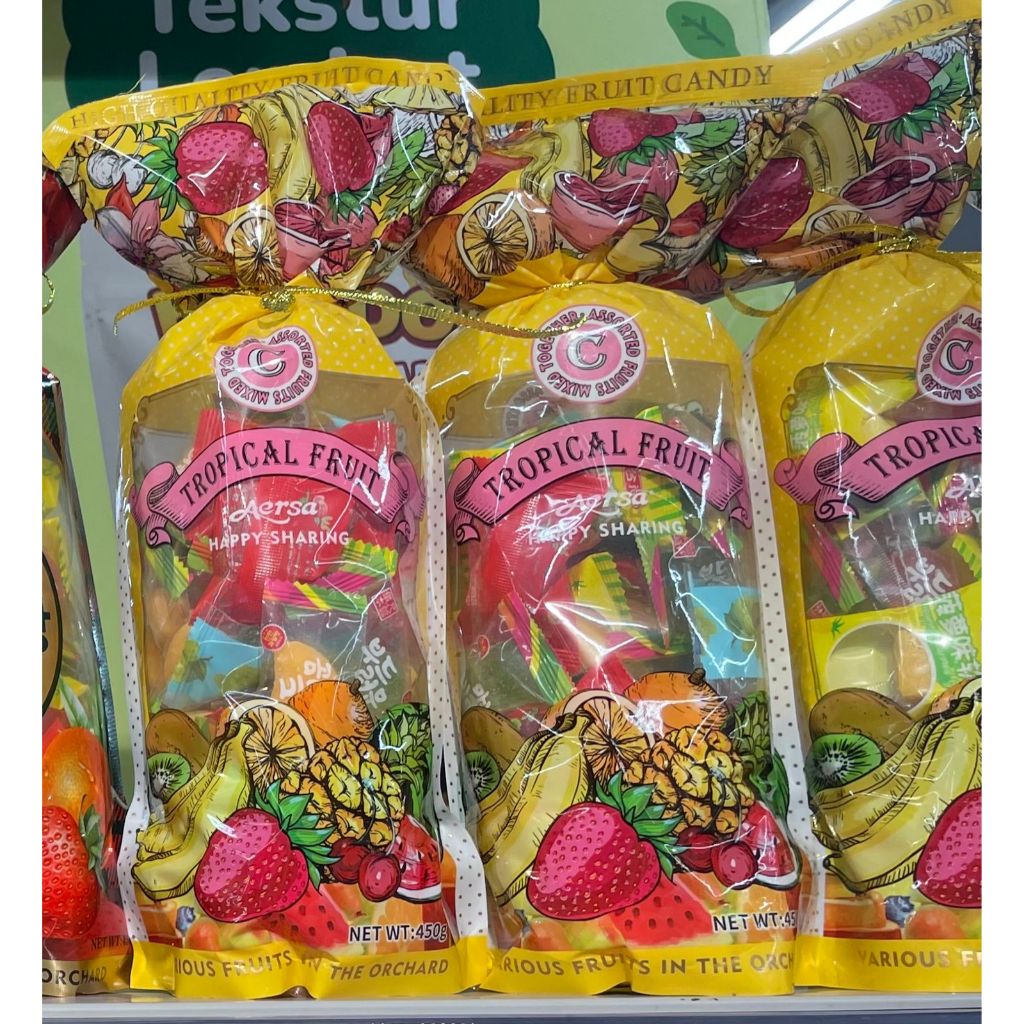 trofical fruit jelly candy 450g enak kenyal