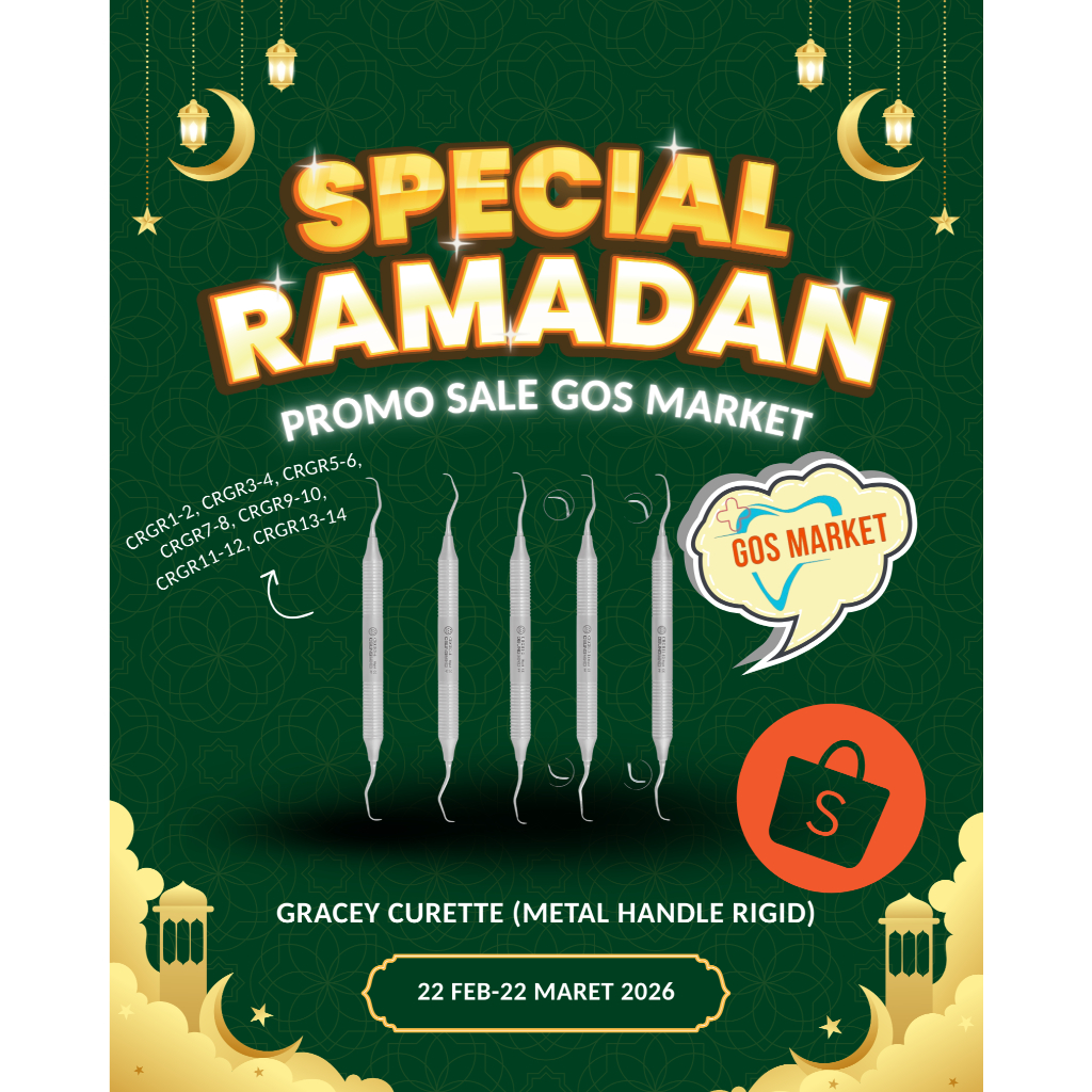 Rigid Gracey Curette Merek Osung Original Berbagai Varian CRGR 1-14 | Kuret Gracey Dental